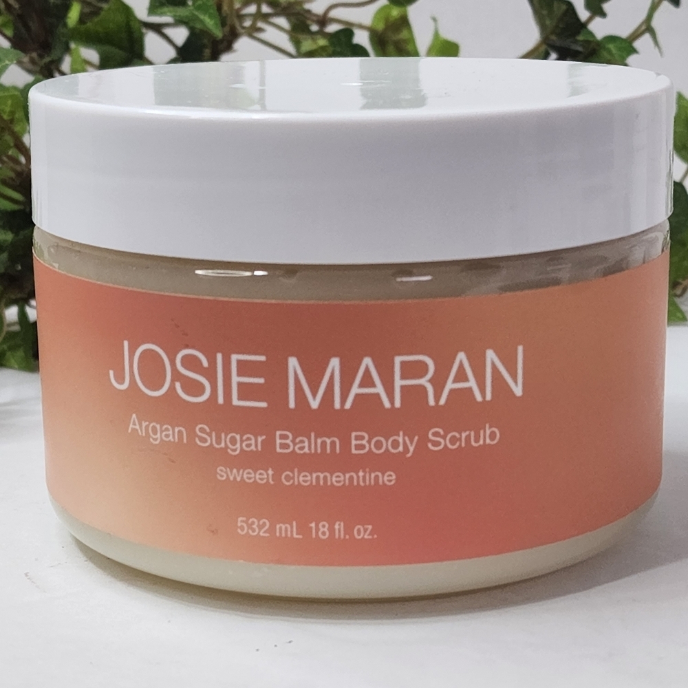 Josie Maran Luxury Size Argan Sugar Balm Body Scrub New Sealed